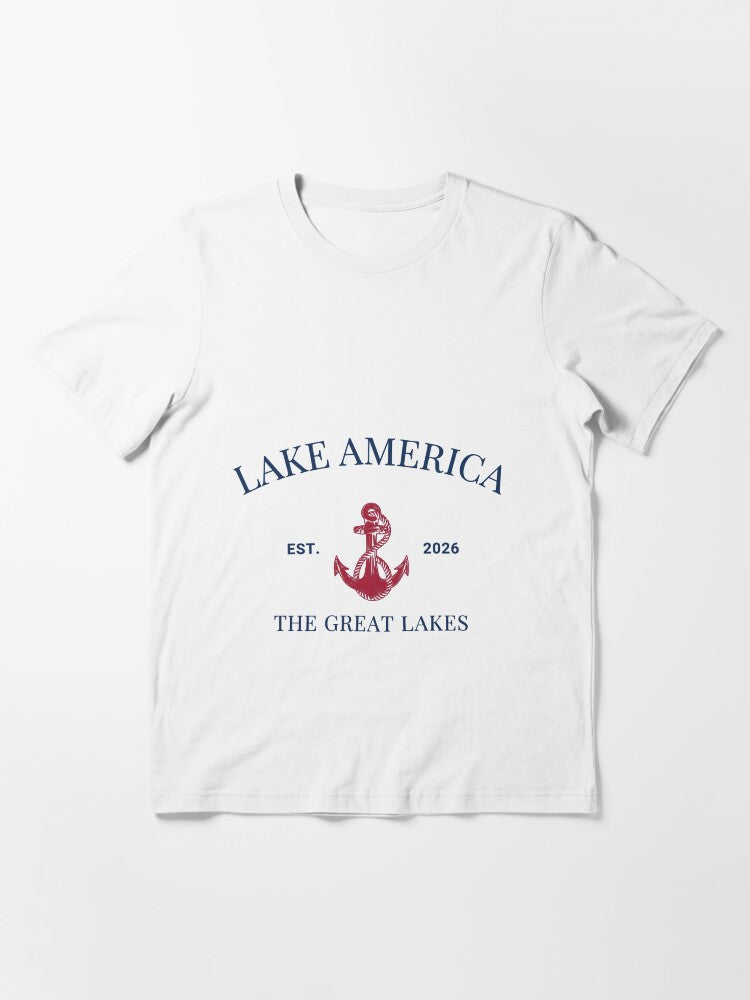 Lake America the Great Lakes EST 2026 Essential T-Shirt