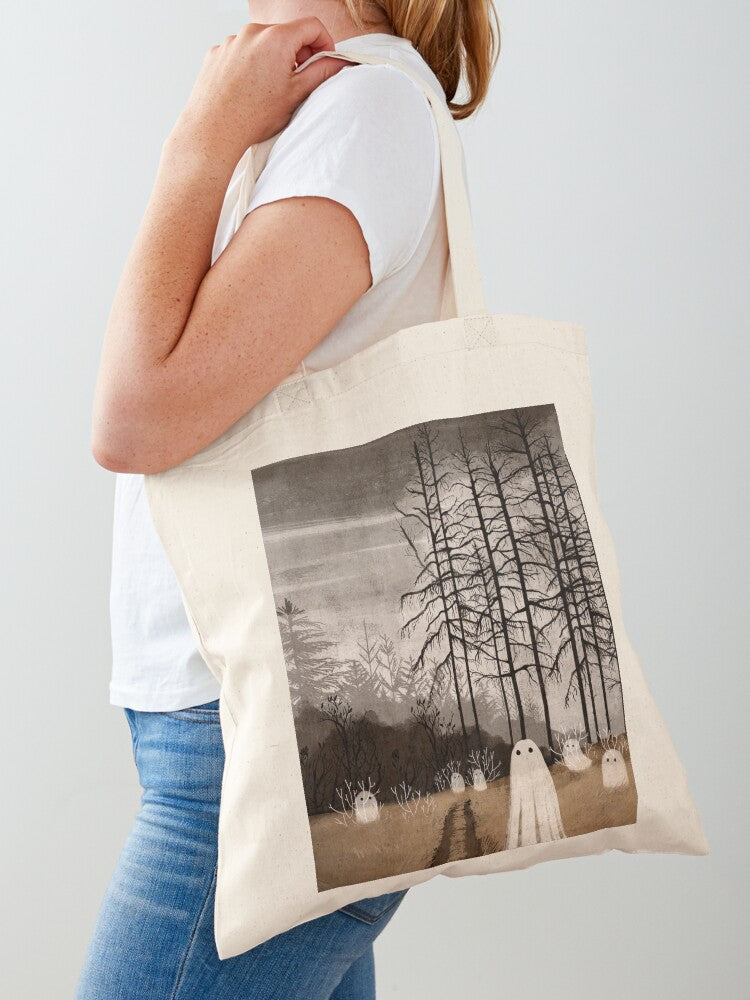 Lost In The Unknown Tote Bag | Cute Halloween Tote Bag | Reusable Eco Shopping Bag